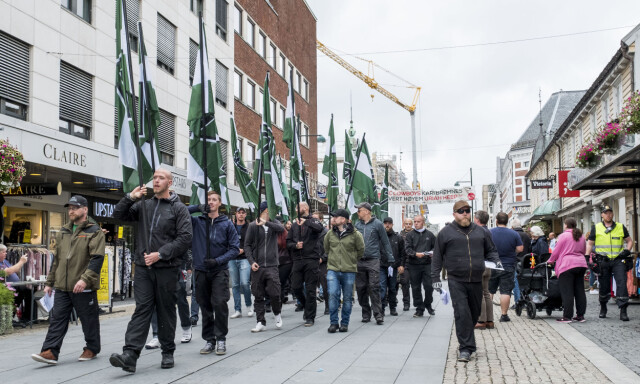 Øystein (78) syntes nazidemonstrasjonen var et ekkelt ekko fra krigens dager
